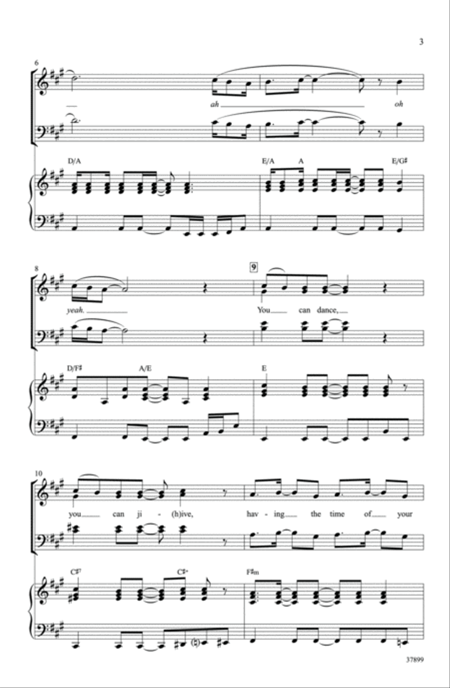 Dancing Queen - SoundTrax CD (CD only) Choir scores gallery preview page 3