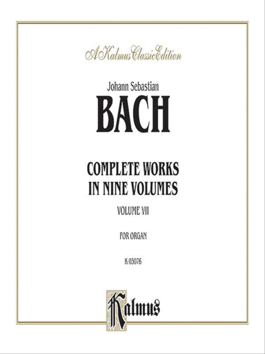 Complete Organ Works, Volume 7 Organ scores gallery preview page 1