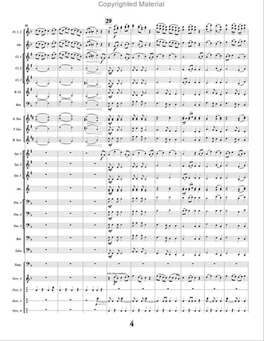 Dedication Dedication Concert Band scores gallery preview page 5