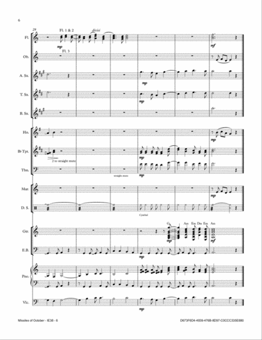 Missiles of October Full Orchestra scores gallery preview page 6