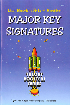 Book cover for Bastien Theory Boosters: Major Key Signatures
