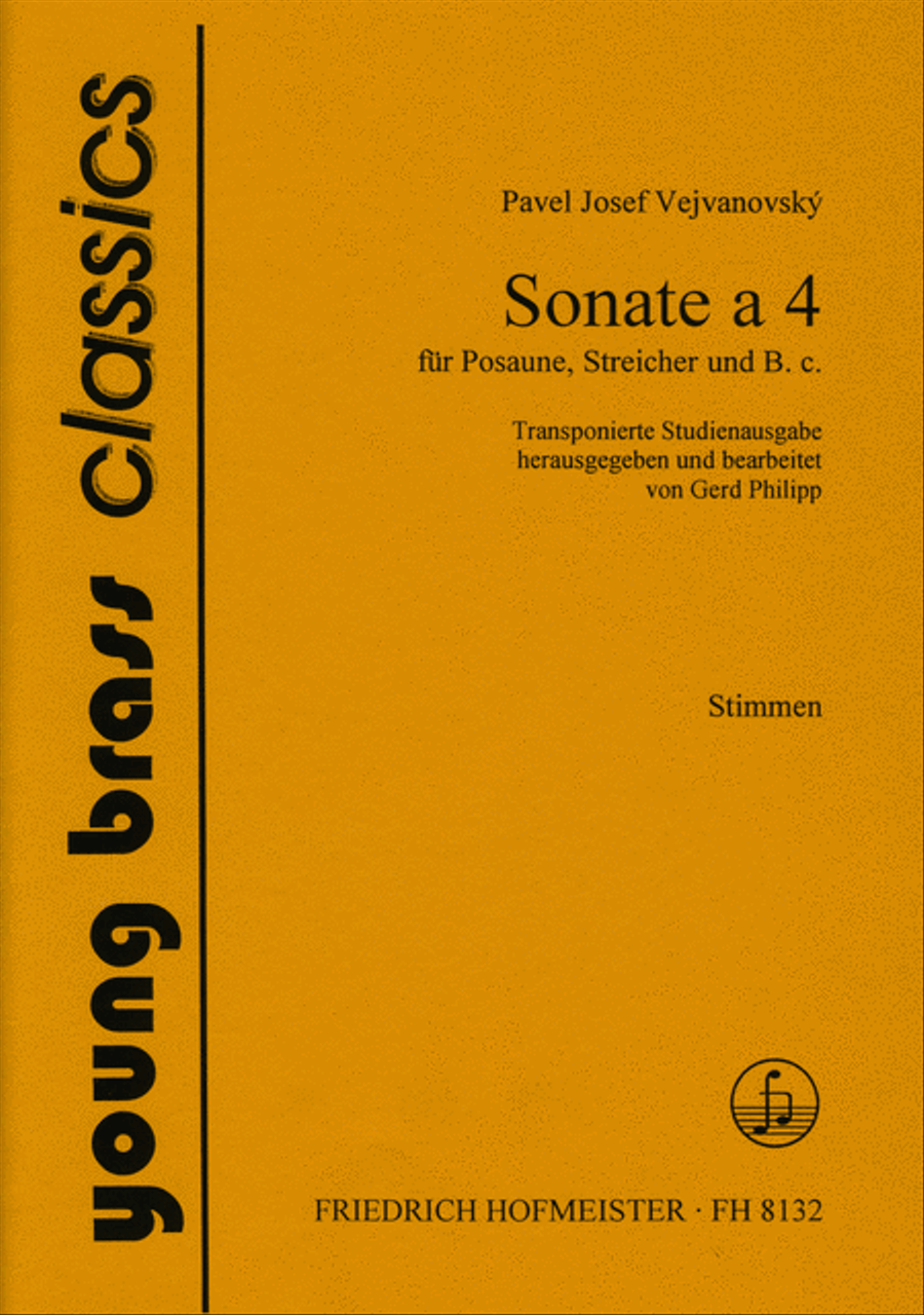 Sonate a 4 fur Posaune, Streicher und B. c. / Stimmen