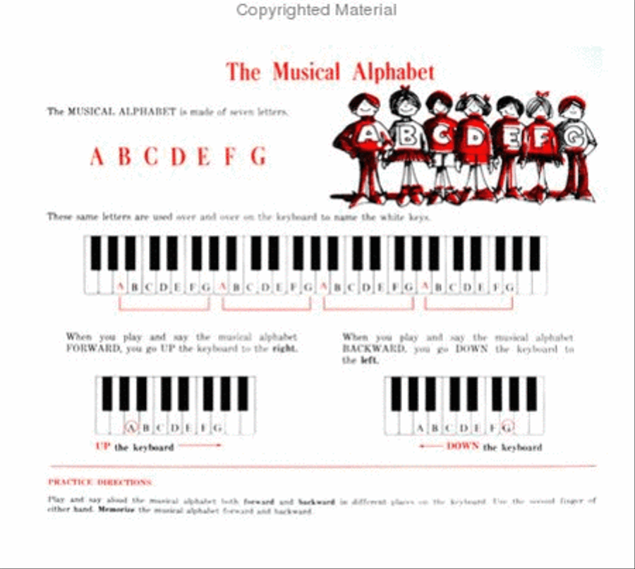 Traditional Primer Piano Lessons Piano Method scores gallery preview page 2