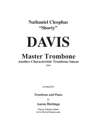 Book cover for Master Trombone for Trombone and Piano