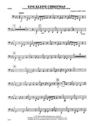 Eine Kleine Christmas (featuring Traditional Holiday Favorites (with apologies to Wolfgang Amadeus Mozart)): Tuba