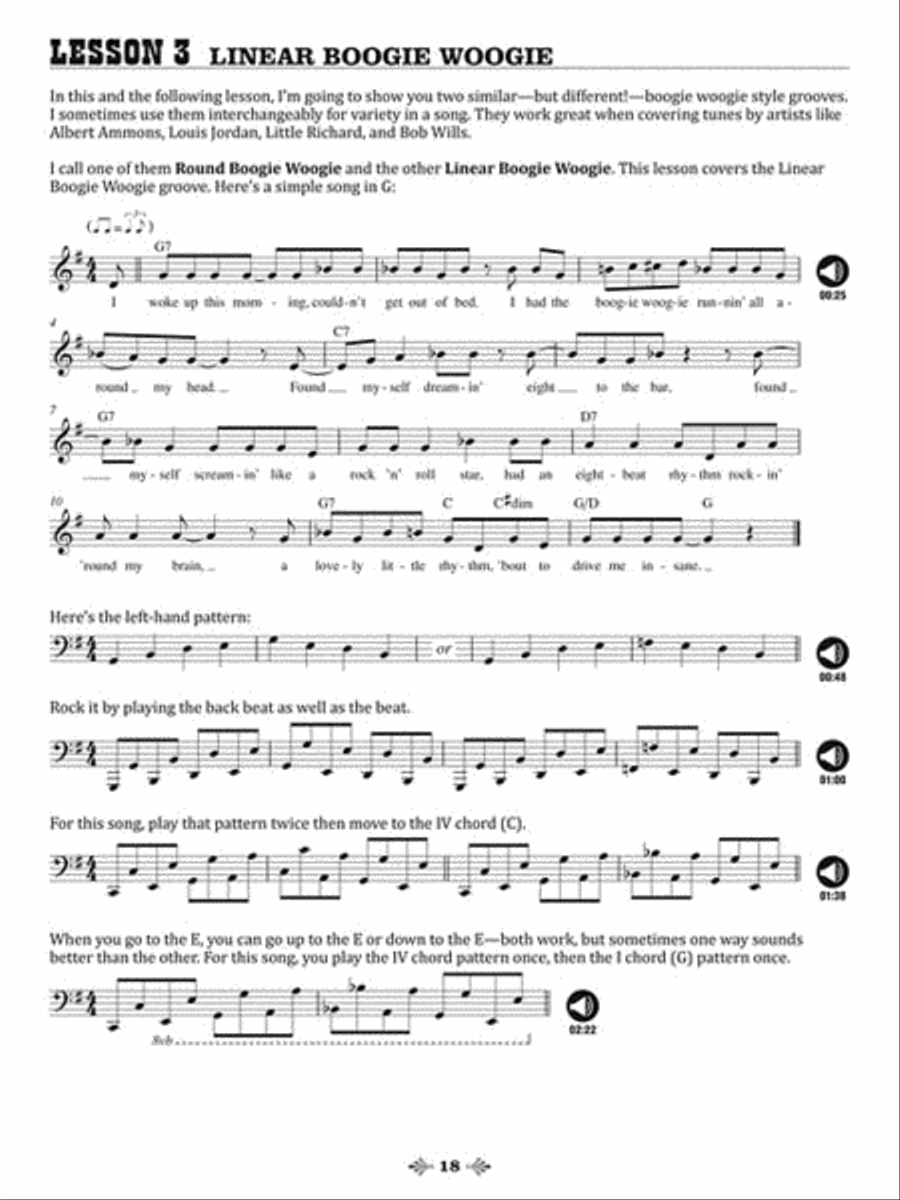Blues & Barrelhouse Piano Piano Method scores gallery preview page 4