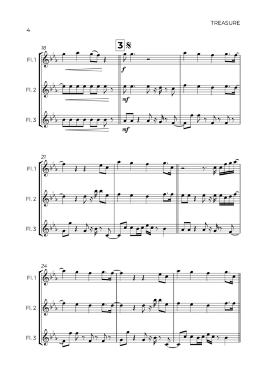 Treasure Flute Trio scores gallery preview page 4