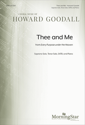 Book cover for Thee and me from Every purpose under the heaven