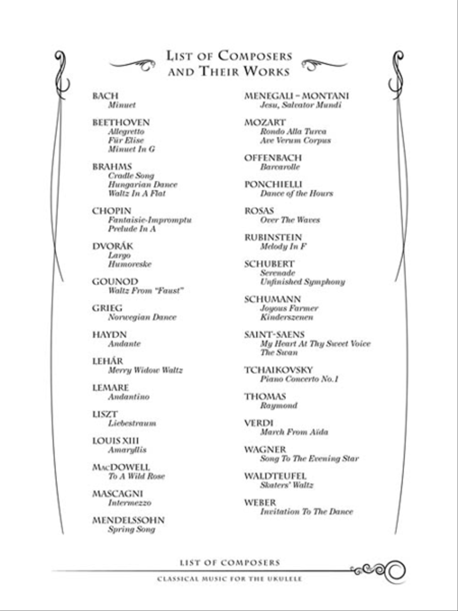 Classical Music for the Ukulele Ukulele scores gallery preview page 3