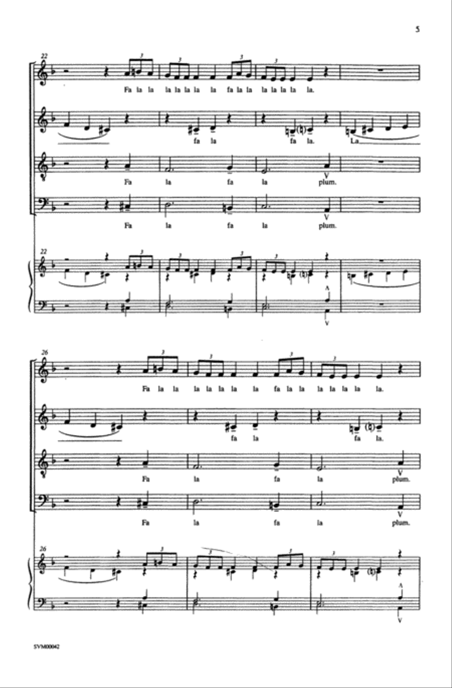 Dance of the Sugar-Plum Fairy (from The Nutcracker Suite) A Cappella scores gallery preview page 4