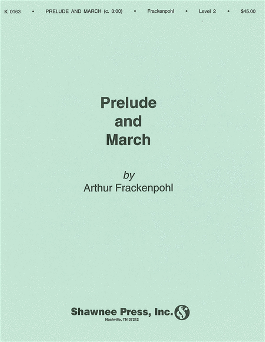 Prelude and March Concert Band scores gallery preview page 1