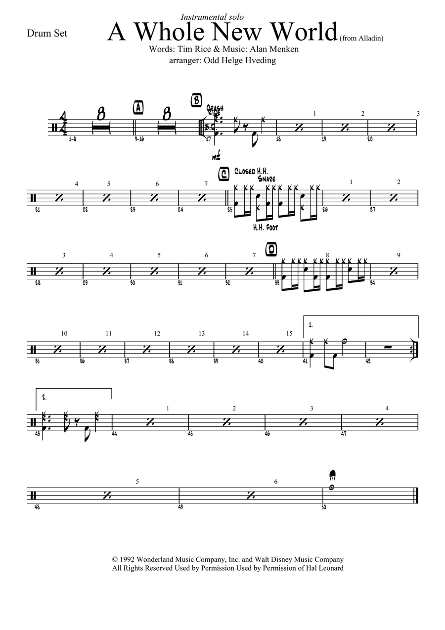 A Whole New World (from 'Aladdin') Jazz Ensemble scores gallery preview page 3