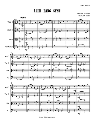 Auld Lang Syne - String Trio (optional vln2 or vla)