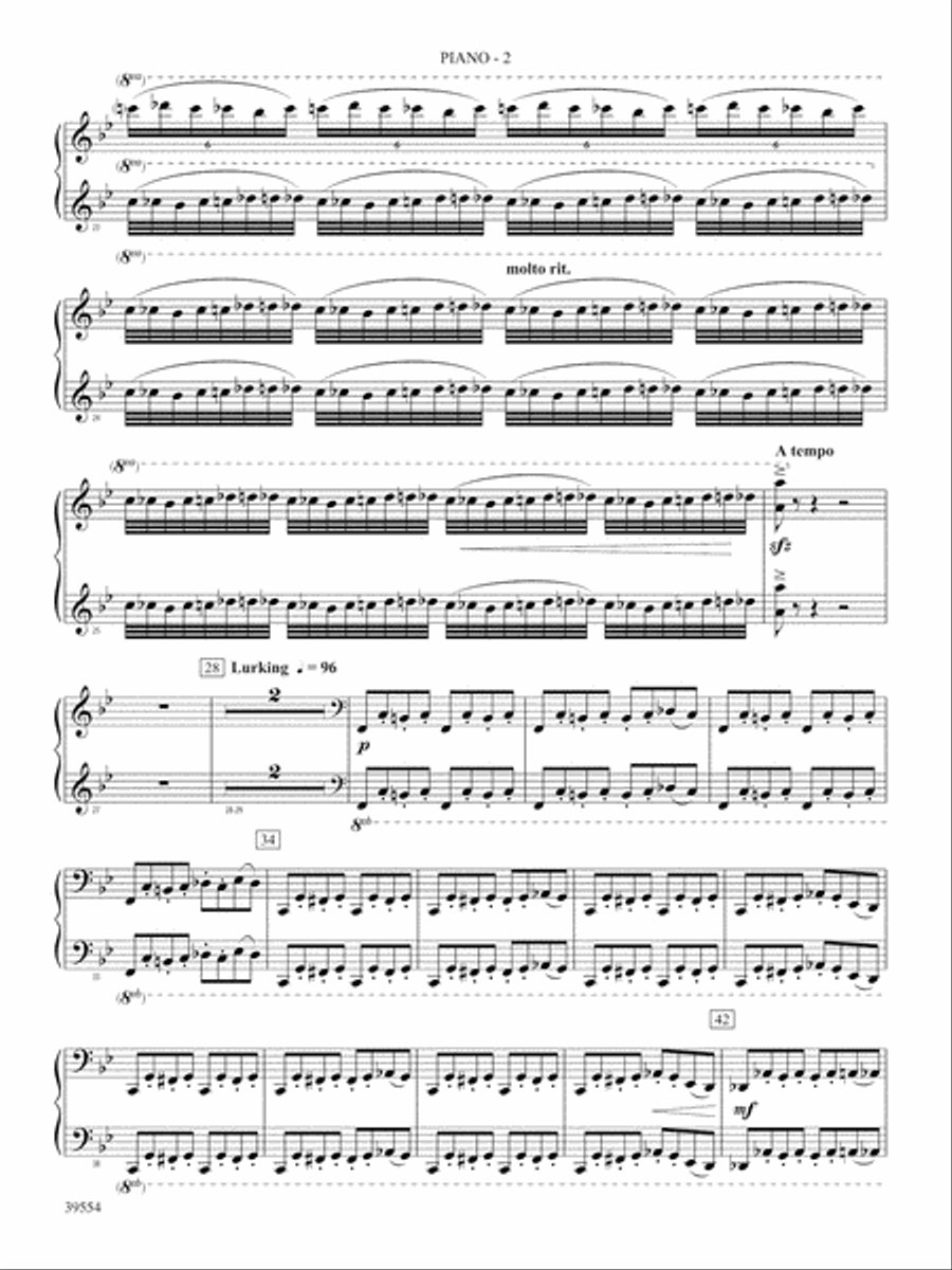 CompleX-2030: Piano Accompaniment Concert Band scores gallery preview page 2