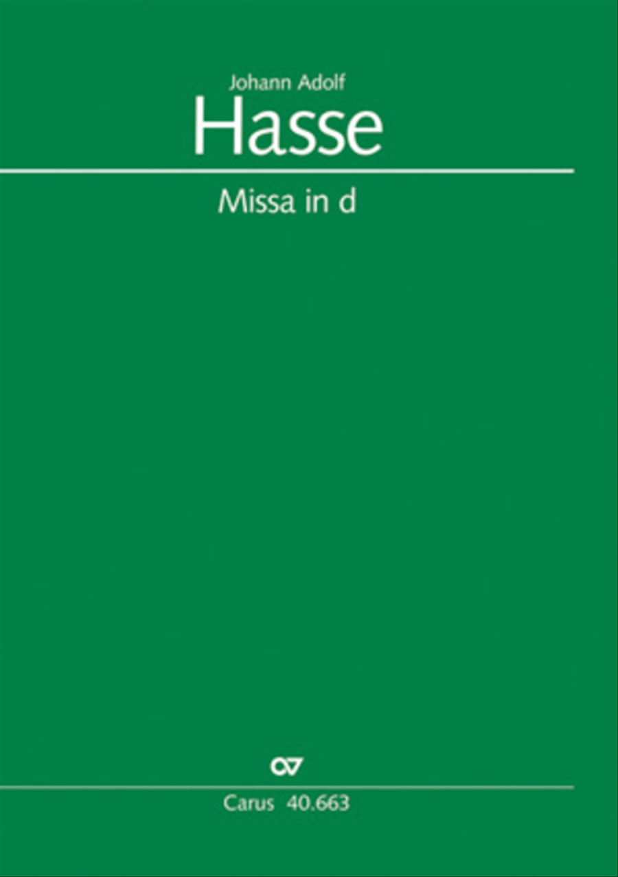 Mass in D minor (Missa in d) ATB scores gallery preview page 1