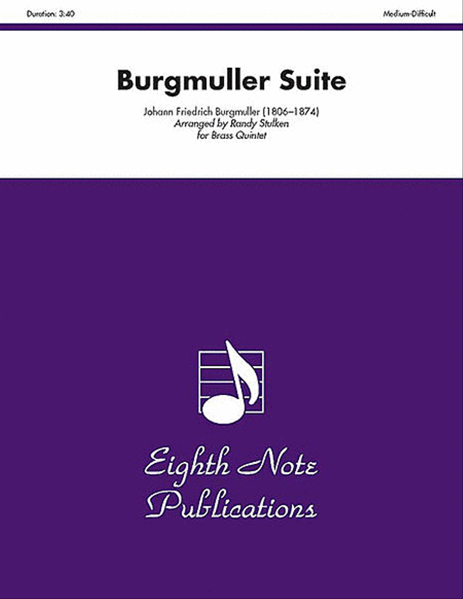 Burgmuller Suite Brass Quintet scores gallery preview page 1