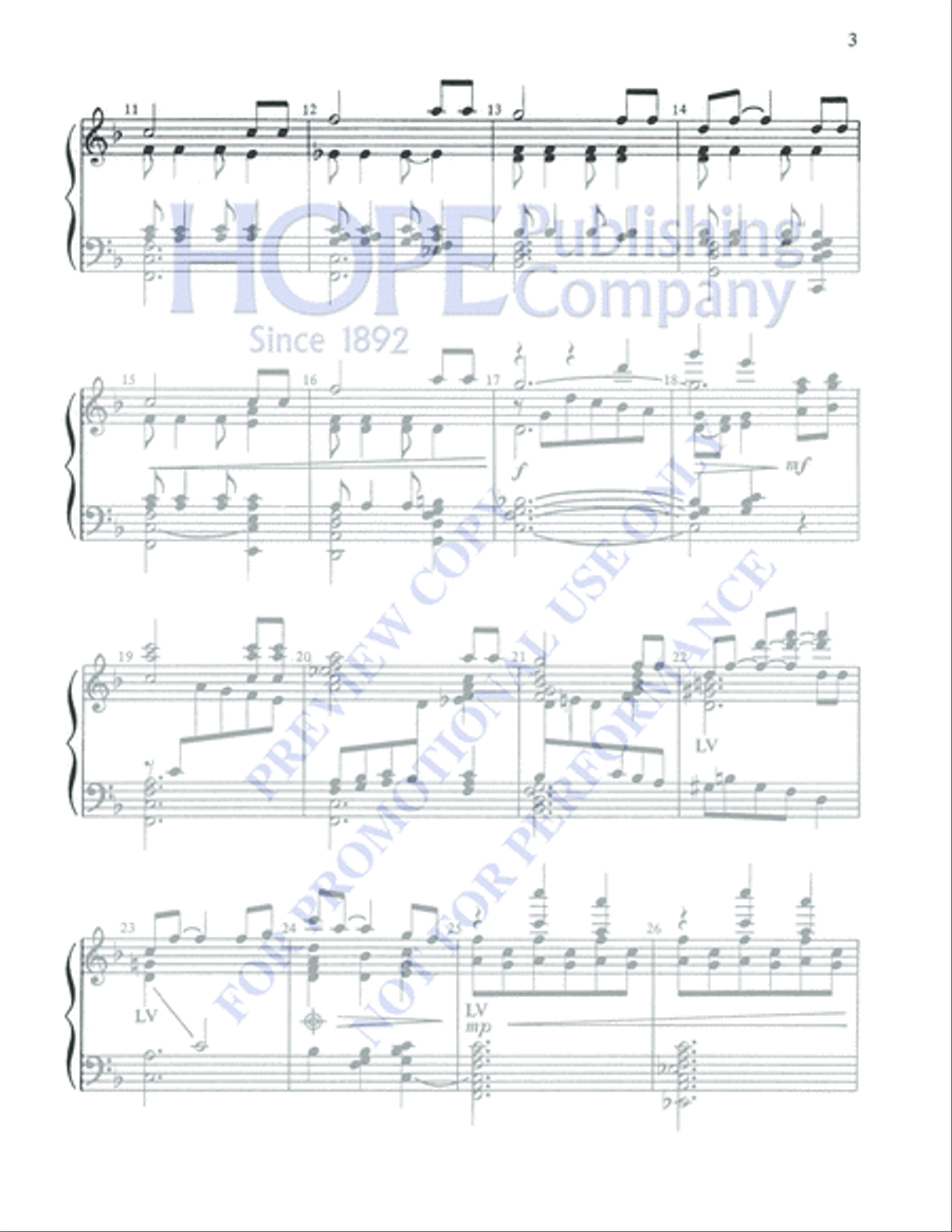 Precious Lord, Take My Hand 5-Octaves scores gallery preview page 4