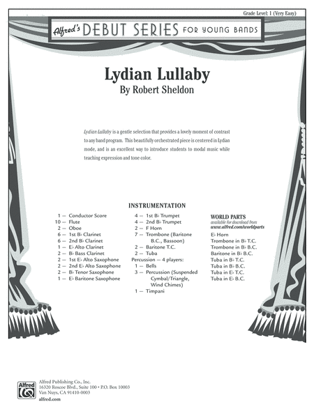 Lydian Lullaby: Score