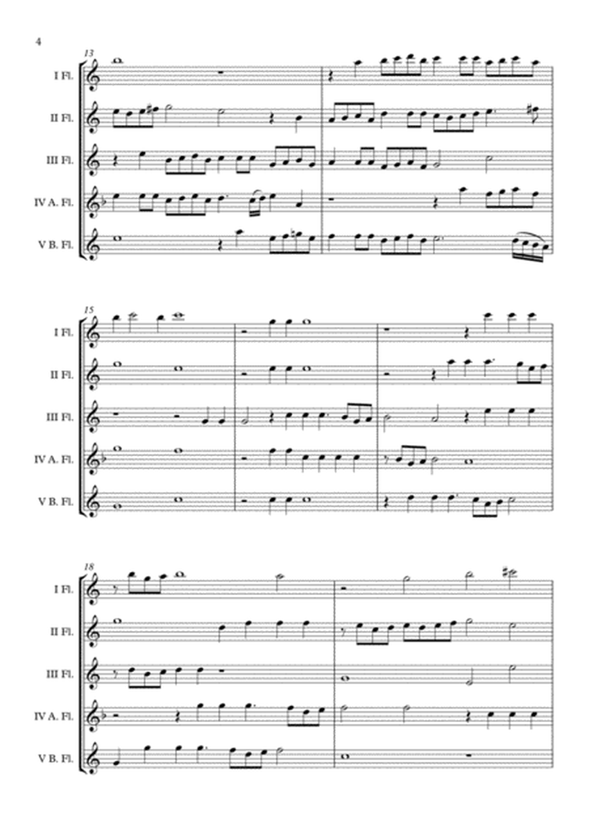 Alma affilitta SWV 4 (Heinrich Schütz) Flute Choir arr. Adrian Wagner image number null