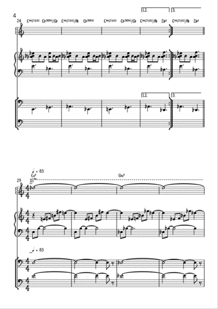 Isolation - Joshua Tindall - Bundle Jazz Ensemble scores gallery preview page 4