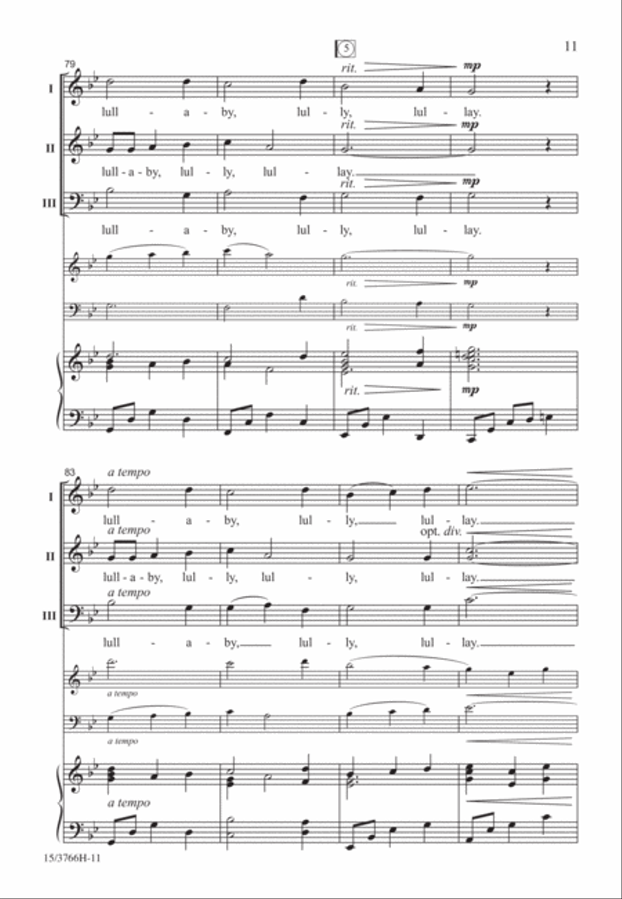 Lullay, Noel 3-Part scores gallery preview page 11