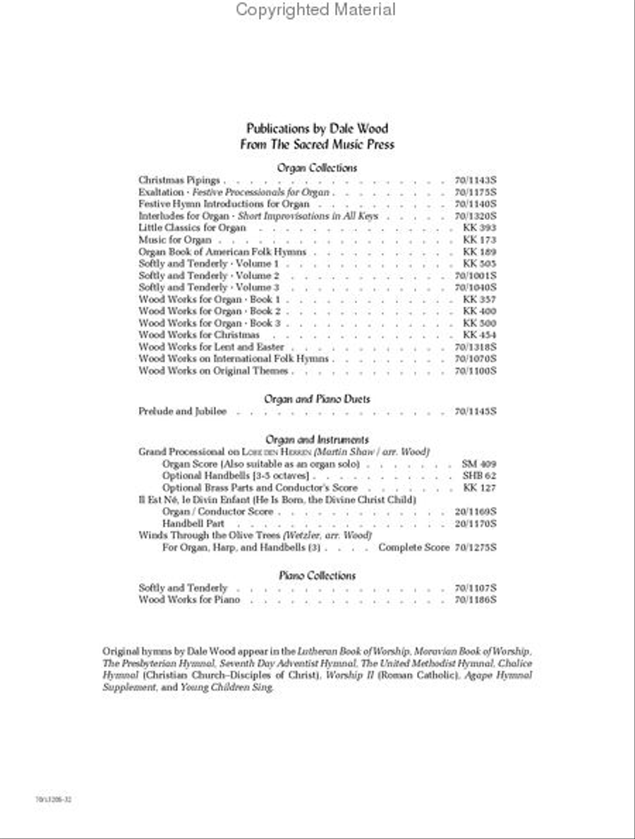 Interludes for Organ Interludes for Organ Organ Solo scores gallery preview page 5