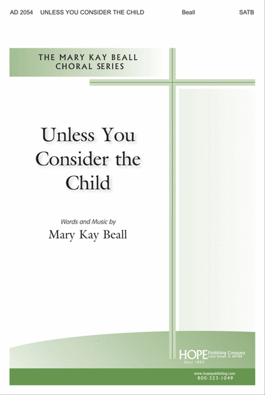 Unless You Consider the Child 4-Part scores gallery preview page 1