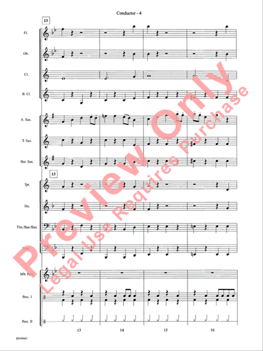 Sax to the Max Concert Band scores gallery preview page 7