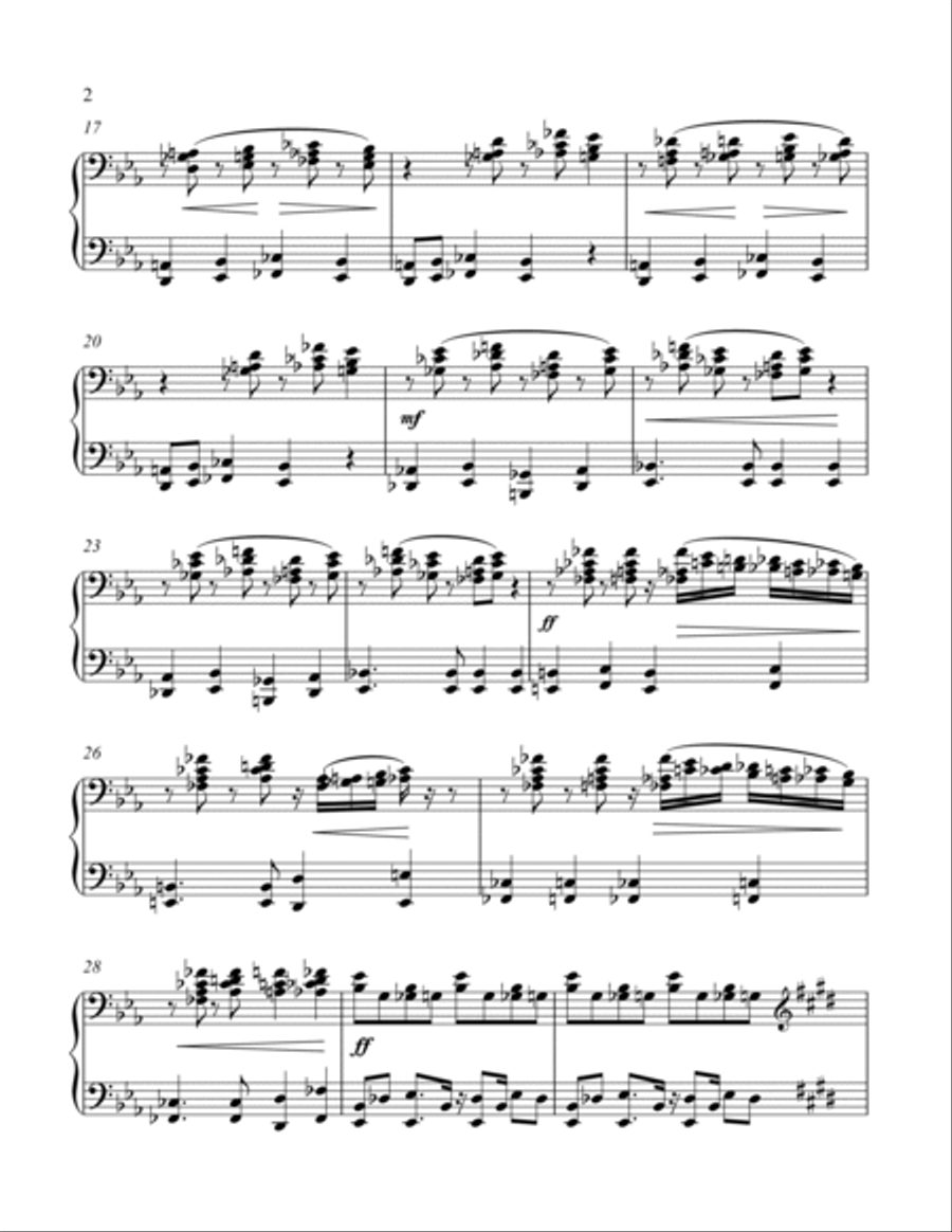 9. Indlovu the Elephant Piano Solo scores gallery preview page 2