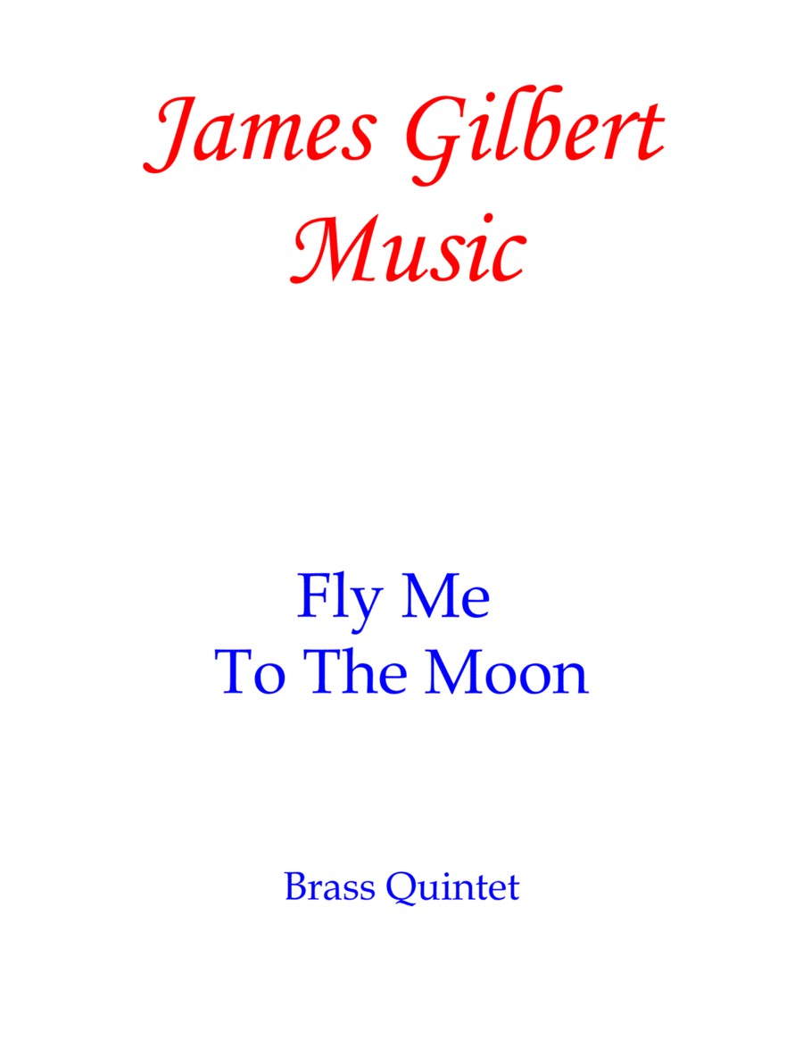 Fly Me To The Moon (in Other Words) Brass Ensemble scores gallery preview page 1