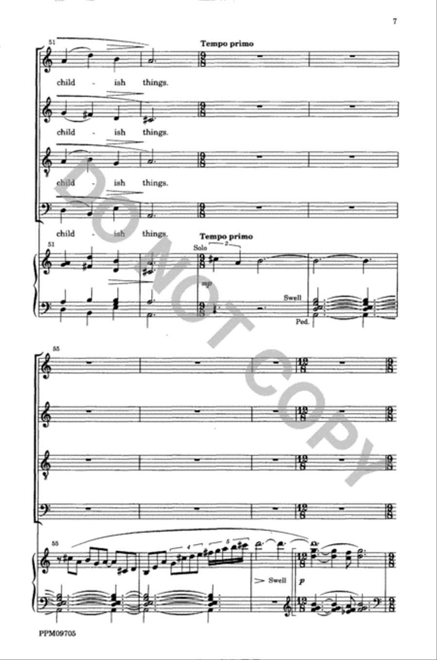 Though I Speak with the Tongues of Men and of Angels Divisi scores gallery preview page 8