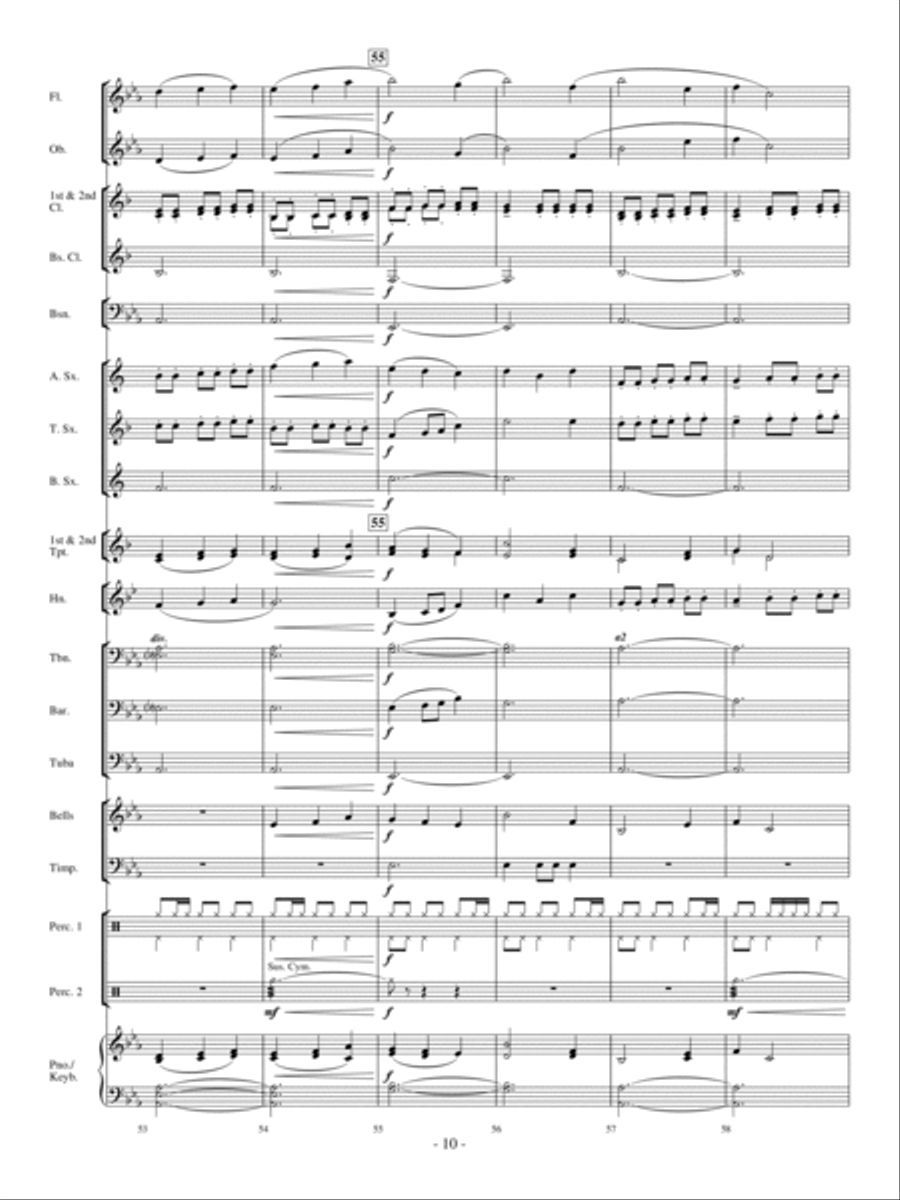 Wonders of the Universe Concert Band - Sheet Music page 9