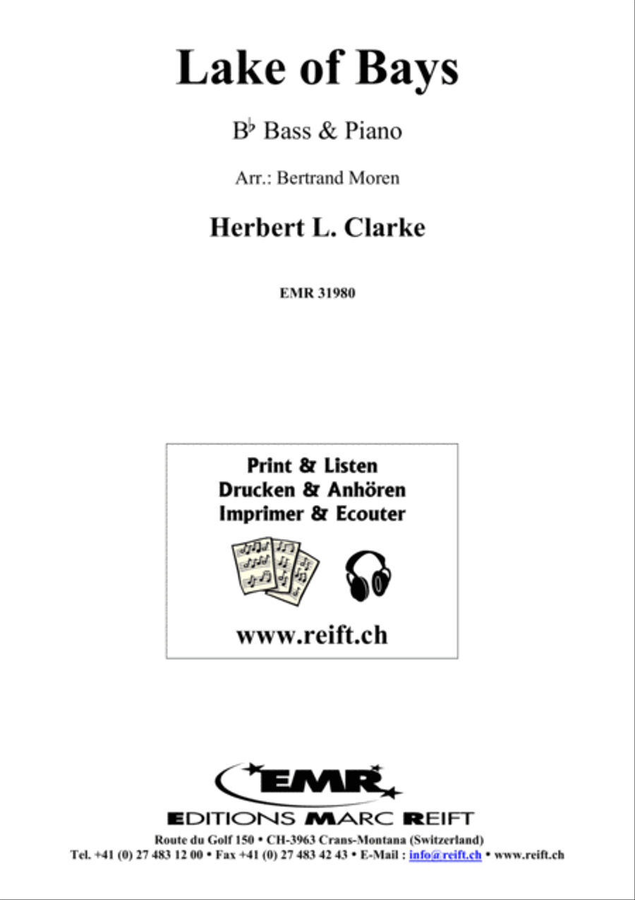 Lake of Bays Piano Accompaniment scores gallery preview page 1