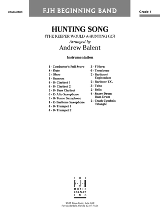 Hunting Song: Score