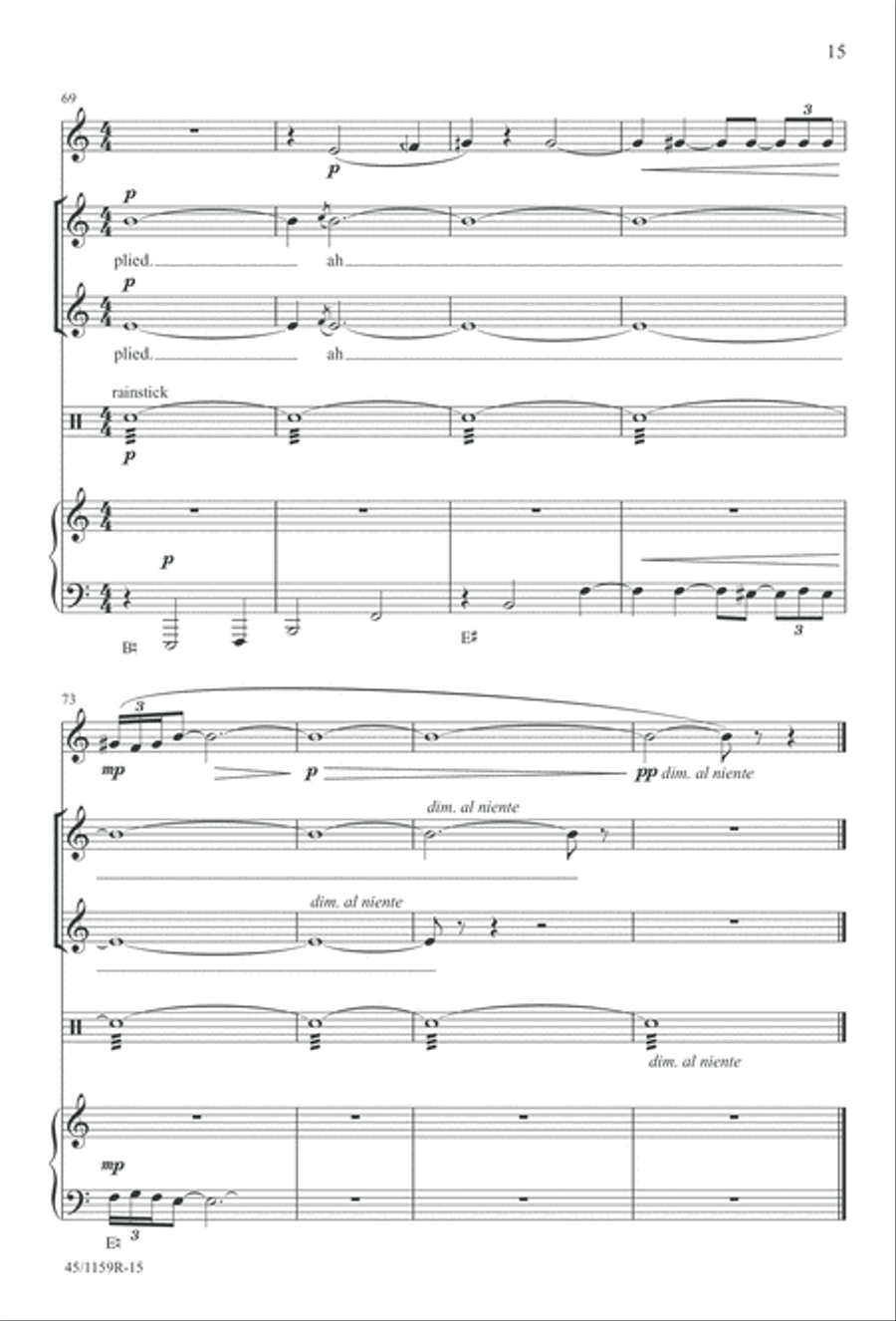 The Day of Hope - Choral/Full Score SSAA scores gallery preview page 15