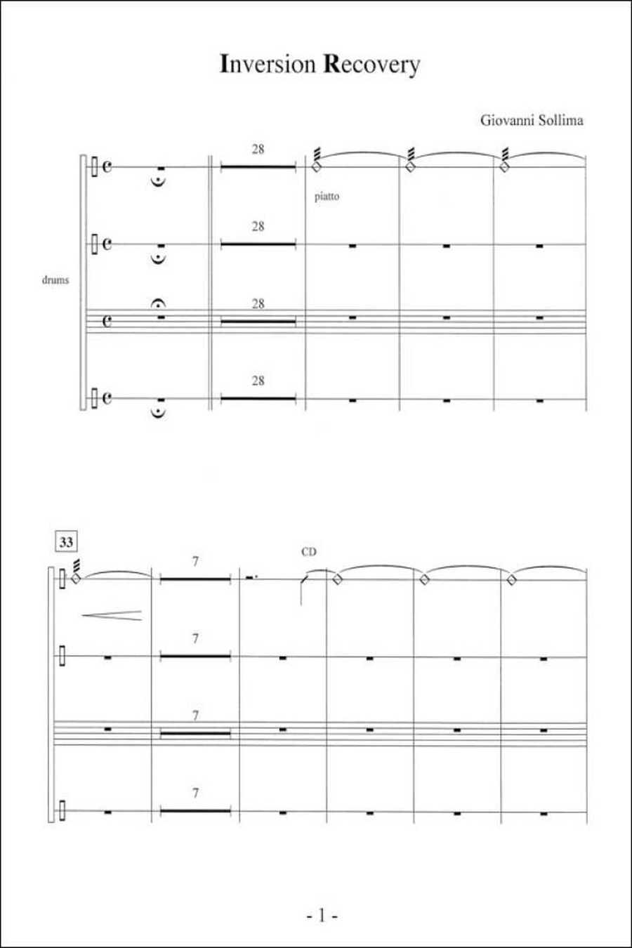 Inversion Recovery Cello scores gallery preview page 2