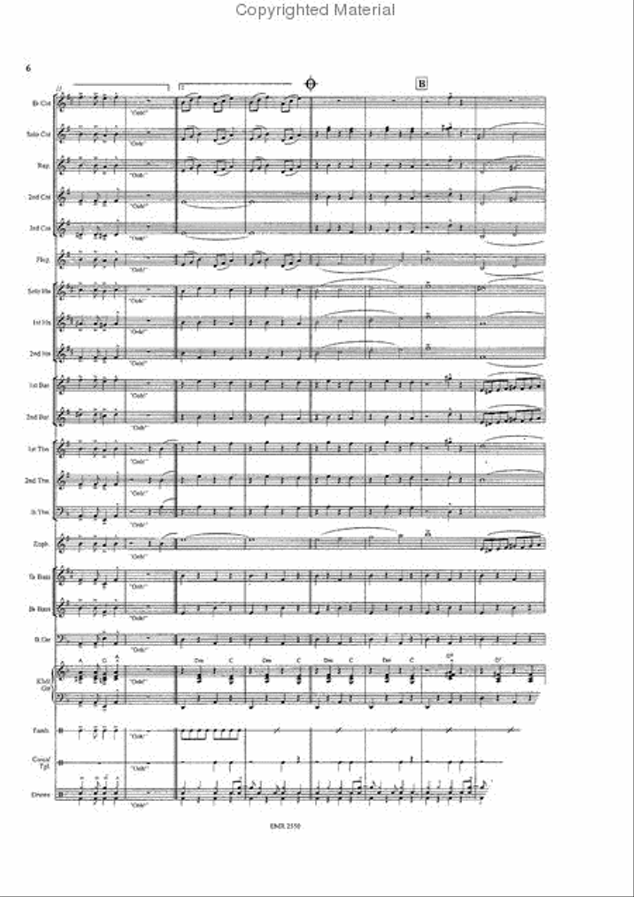El Cumbanchero El Cumbanchero Brass Band scores gallery preview page 6