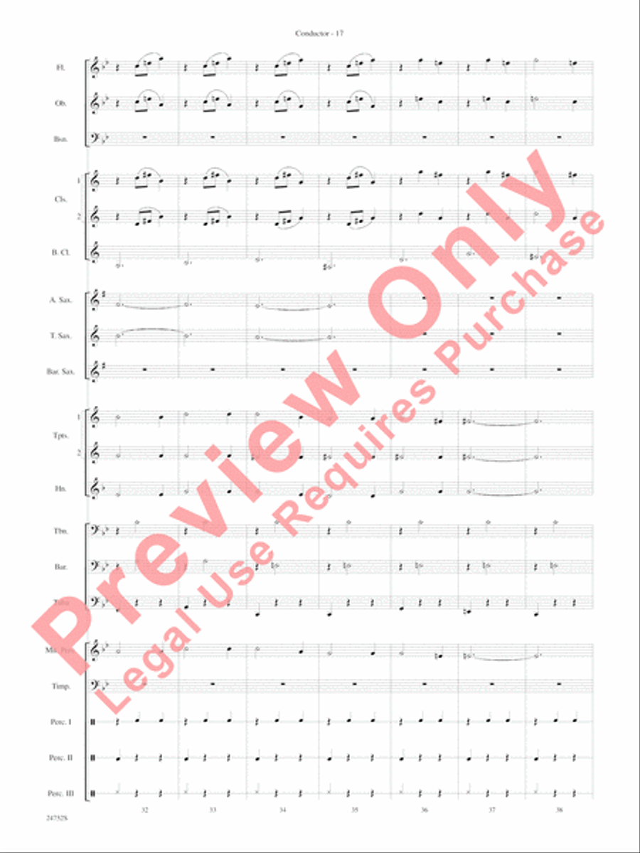 Charlie and the Chocolate Factory, Suite from Concert Band scores gallery preview page 20