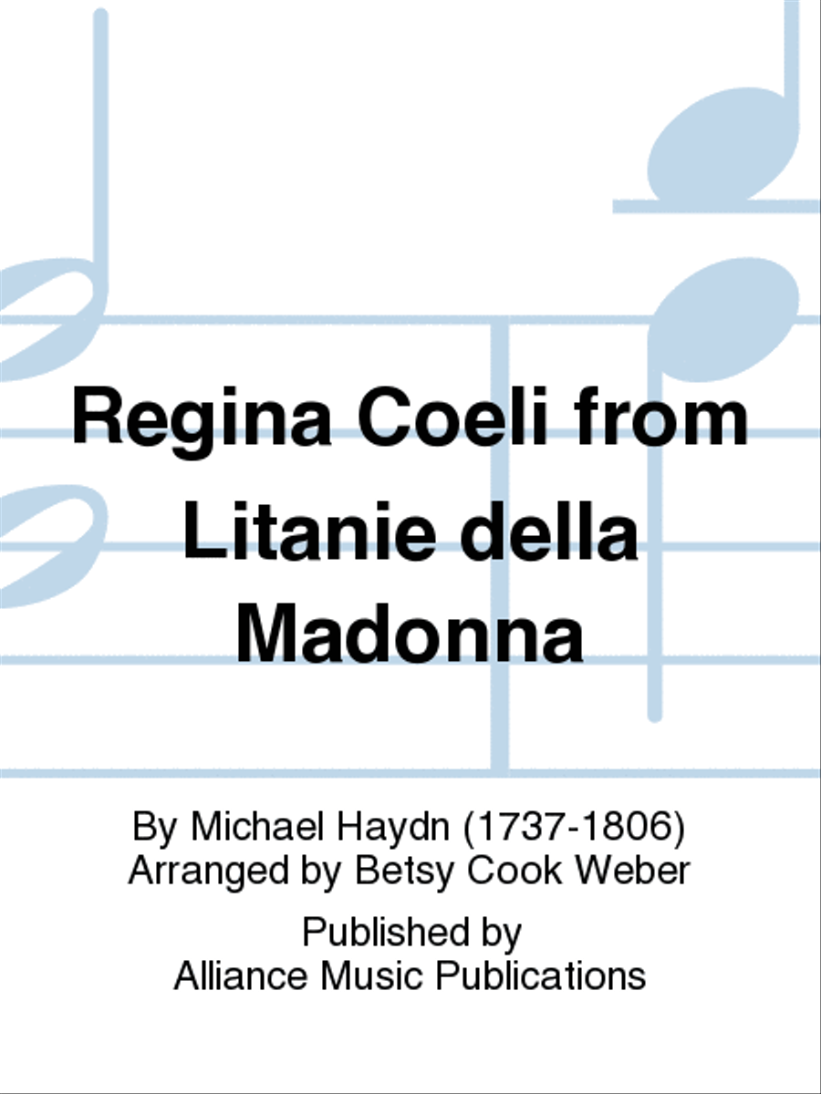 Regina Coeli from Litanie della MadonnaInstrumental parts M. Haydn/B. Weber