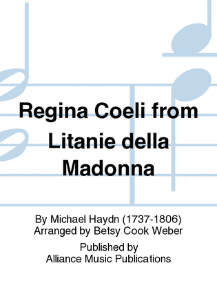 Book cover for Regina Coeli from Litanie della MadonnaInstrumental parts M. Haydn/B. Weber
