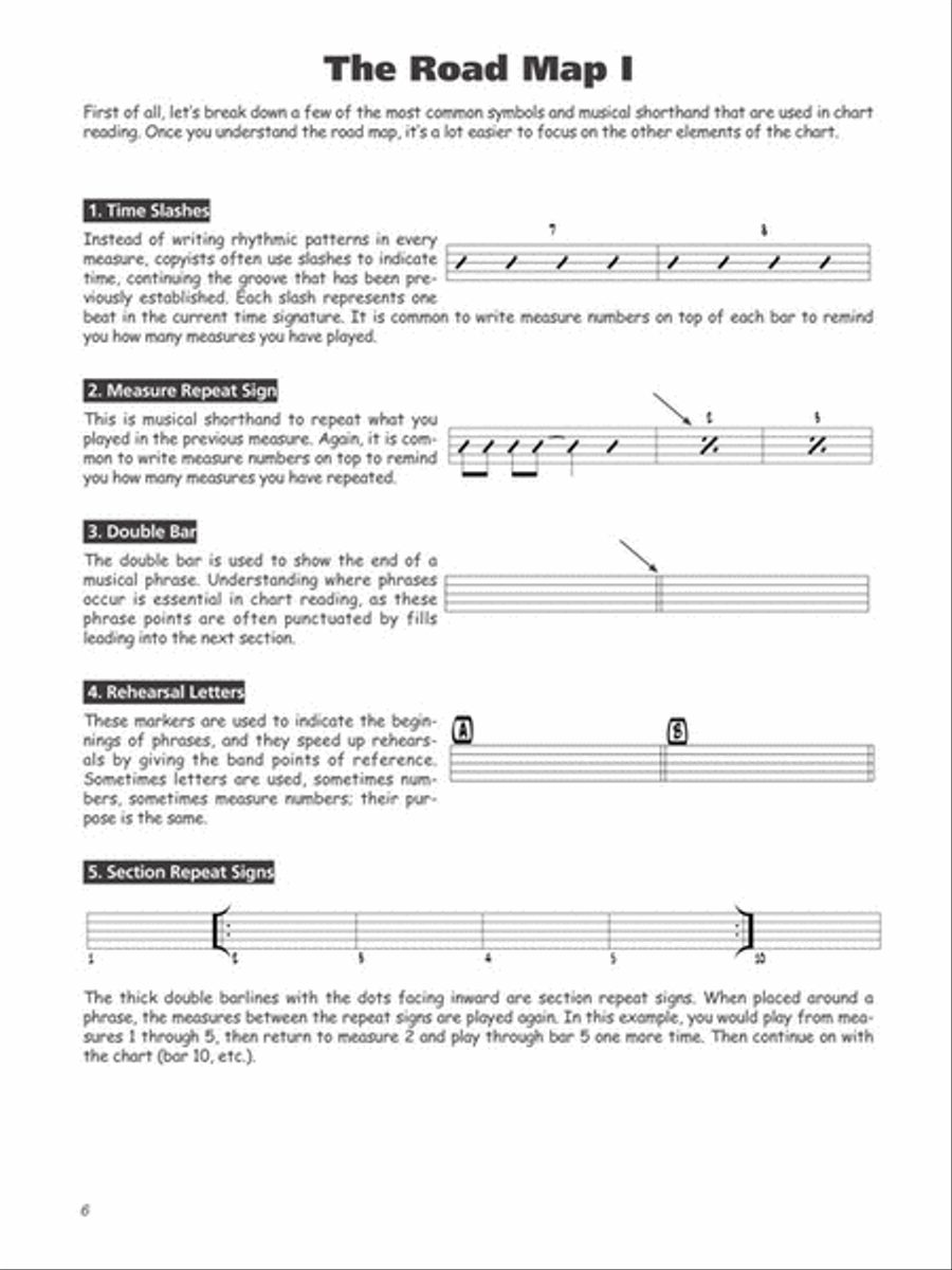 Chart Reading Workbook for Drummers Drums scores gallery preview page 4
