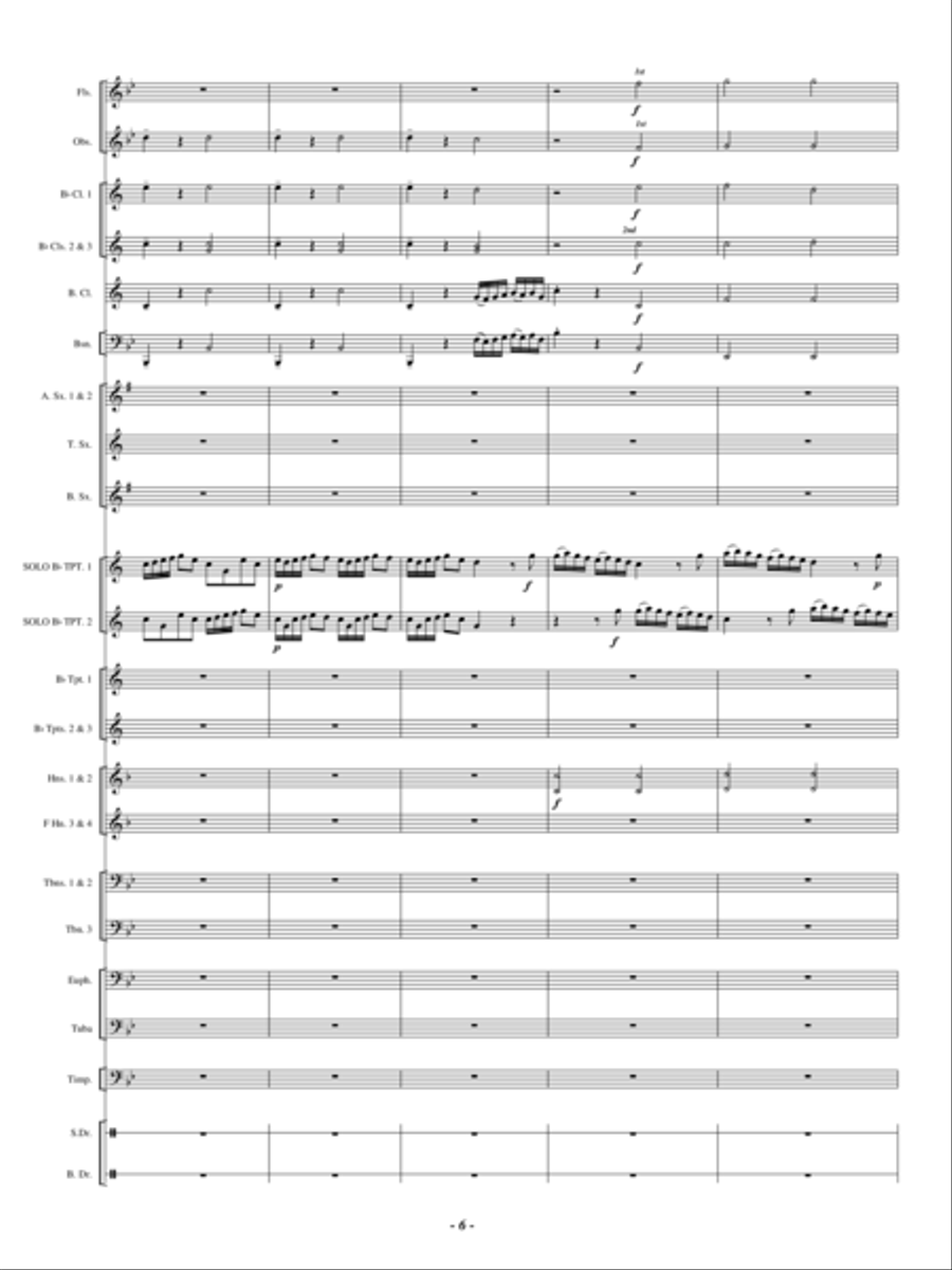 Double Concerto Double Concerto Concert Band scores gallery preview page 5