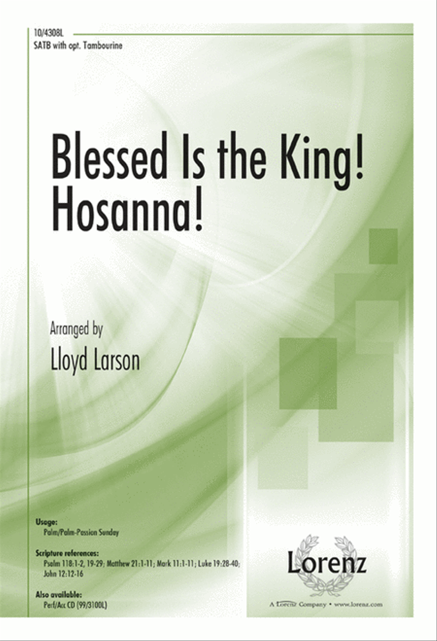 Blessed Is the King! Hosanna! 4-Part scores gallery preview page 1