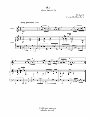Book cover for Air (Oboe-Piano)
