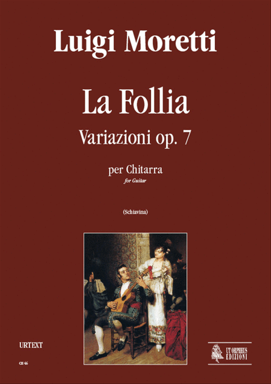La Follia. Variations Op. 7 for Guitar Acoustic Guitar scores gallery preview page 1