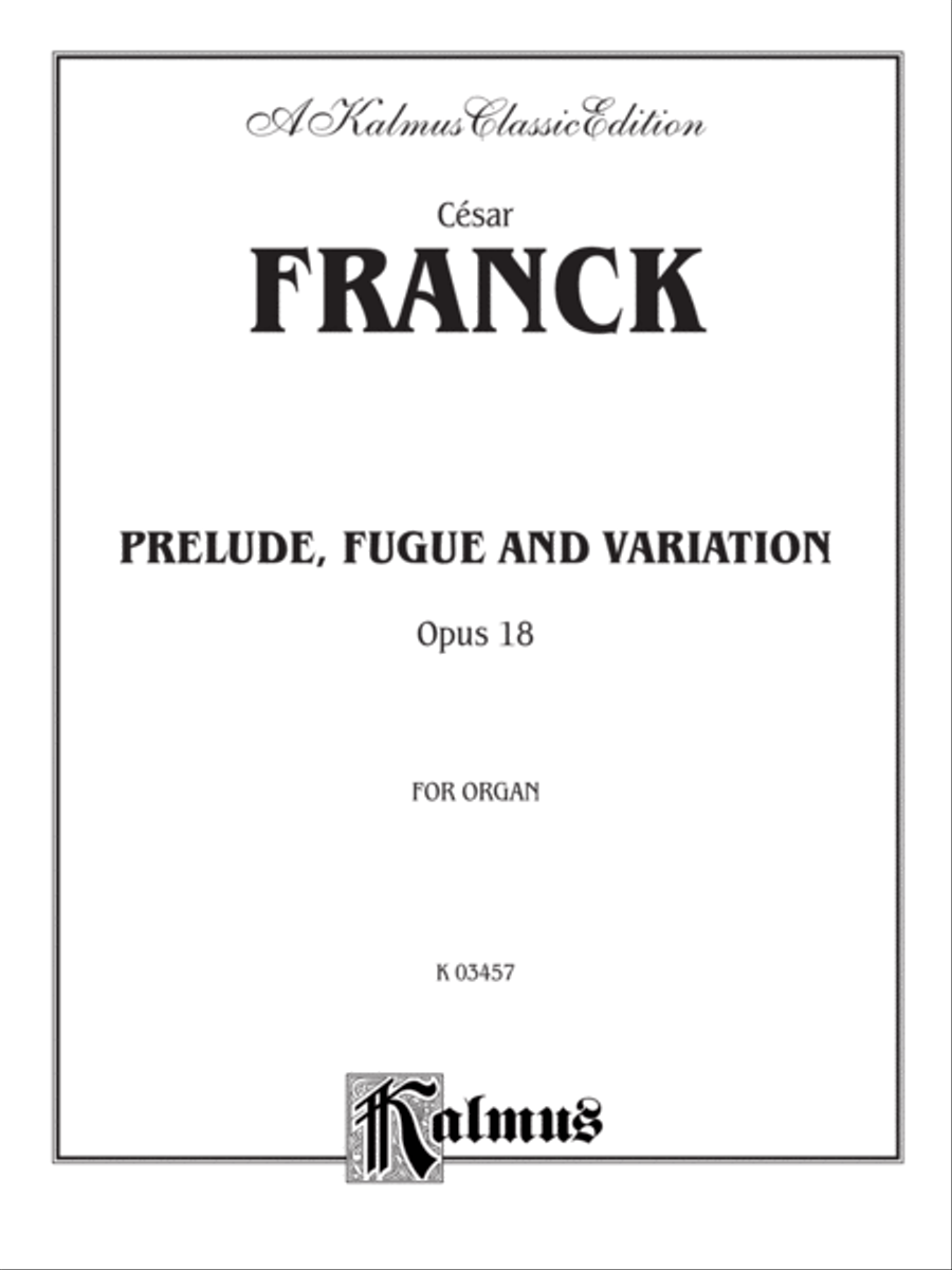 Prelude, Fugue and Variation, Op. 18 Small Ensemble scores gallery preview page 2
