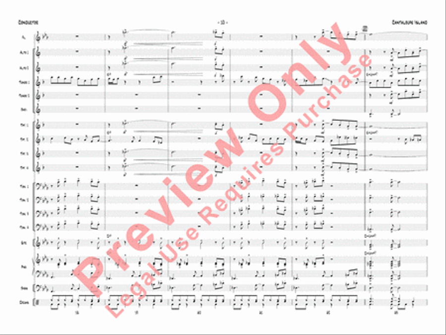 Cantaloupe Island Jazz Ensemble scores gallery preview page 13