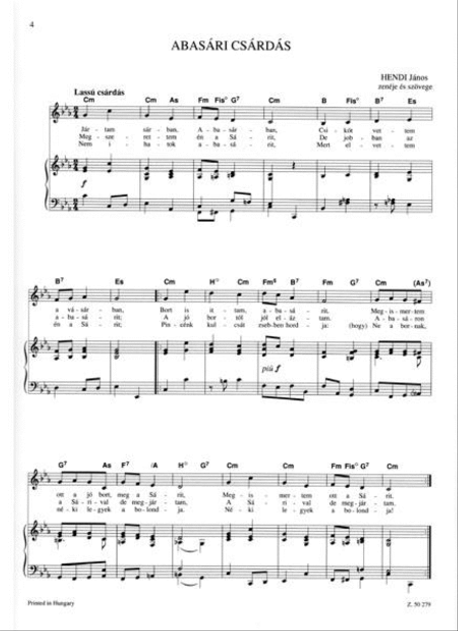 In vino veritas Ungarische Lieder zur geselligen Voice scores gallery preview page 2