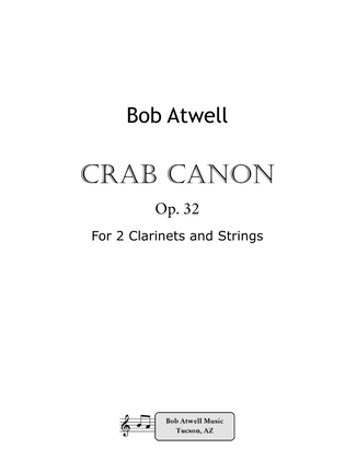 Crab Canon for 2 clarinets and strings