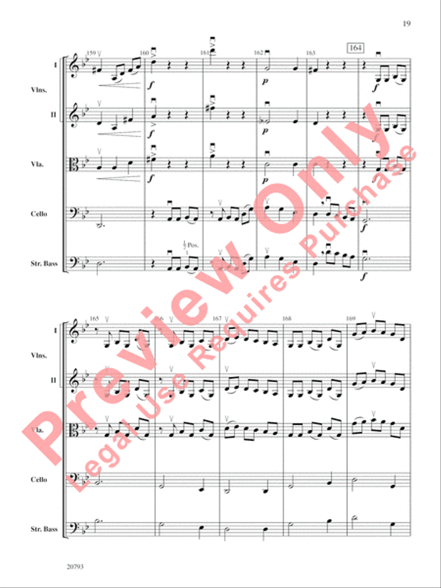 The Idylls of Pegasus String Orchestra scores gallery preview page 20